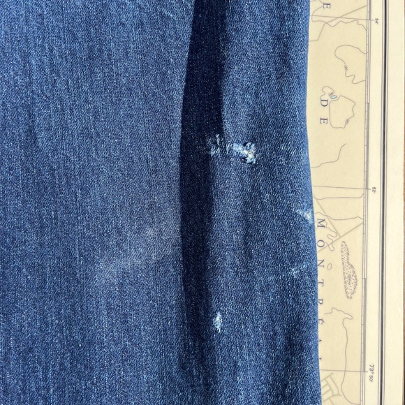 Nevada Dark Wash Fleece Lined Jeans 44 x 34 - Picture 4 of 9